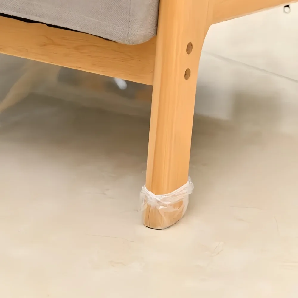 50/100 Buah Penutup Roda Koper Sekali Pakai, Pelindung Roda Koper dari Debu, Penutup Roda Koper, Pelindung Roda Koper