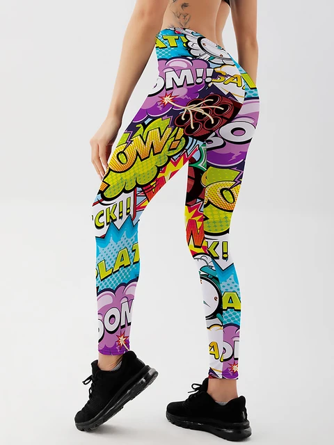 3D Printed Leggings Push Up Leggins Sport Women Fitness Running Pants Cartoon Comic Game Styles Girl Leggins 5 3D Printed Leggings Push Up Leggins Sport Women Fitness Running Pants Cartoon Comic Game – view 5