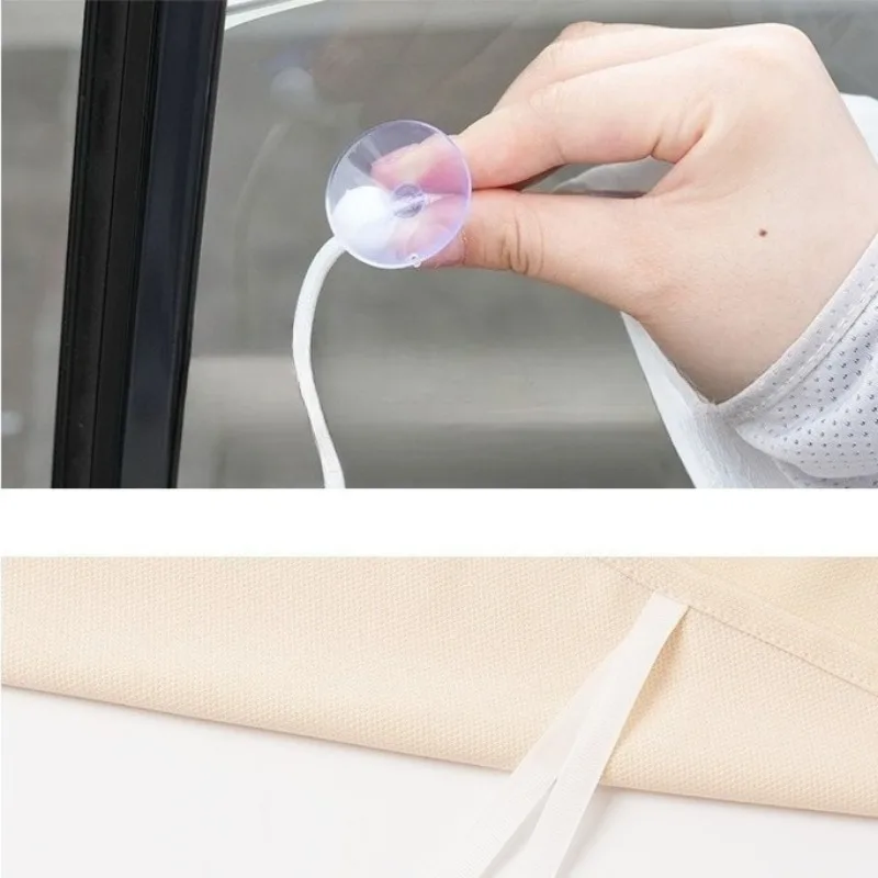 1pc Saugnapf Vorhang im Auto Fenster Sonnenschutz Abdeckung Mesh Universal Seite Fenster Sonnenschirm UV Schutz für Kind baby Kinder – Detail 4