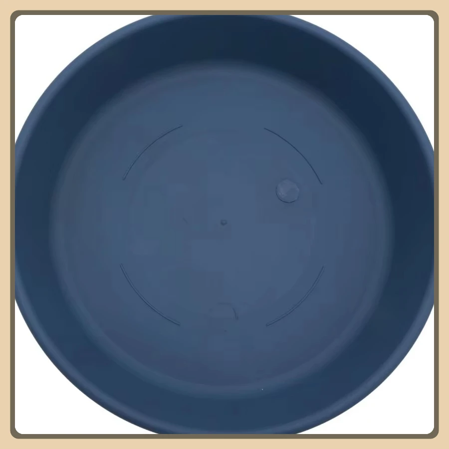 

Traditional Plant Pot Saucer, 10in Durable Plastic Tray for Water Drainage Slate Blue