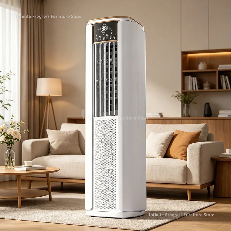 Vertical Mobile Air Conditioner Household Cooling Heating Integrated No Installation Outdoor Unit Free Cooling Air Conditioner