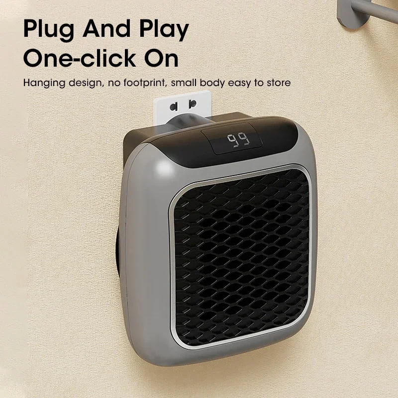 Mini chauffage portable, souffleur d'air chaud pour la maison, la salle de bain, les dortoirs référer, la machine de chauffage de bureau pour l'hiver, nouveau, 800W