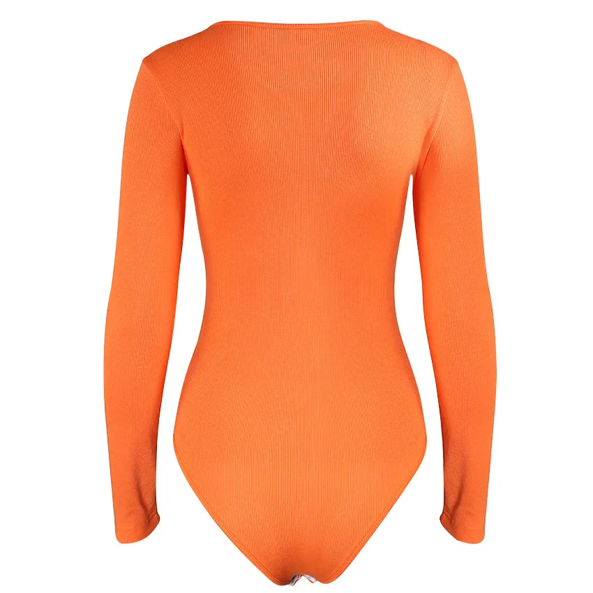 2024 New Streetwear Bodysuits Fashion Letter Print Long Sleeve Bodysuits Harajuku Women Bodycon Jumpsuits Casual Chic