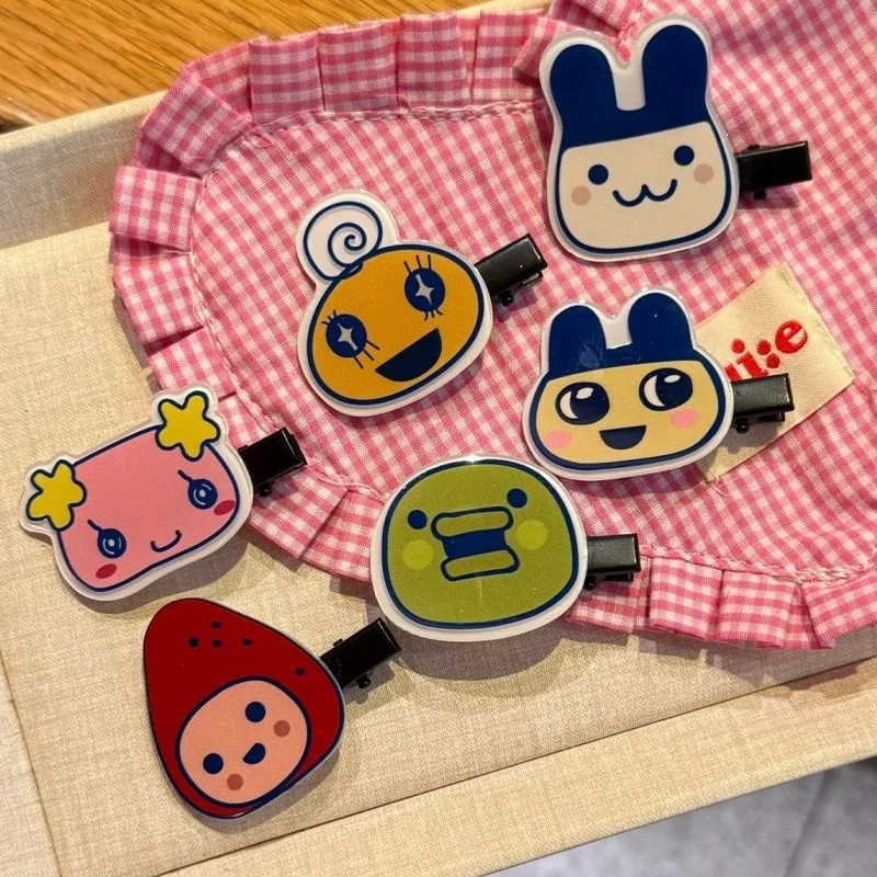 Tomako Song Cute Strawberry Big Lips Hairpin Sweet Girl Heart Bangs Clip Frizz Hair Side Clip Hair Decoration