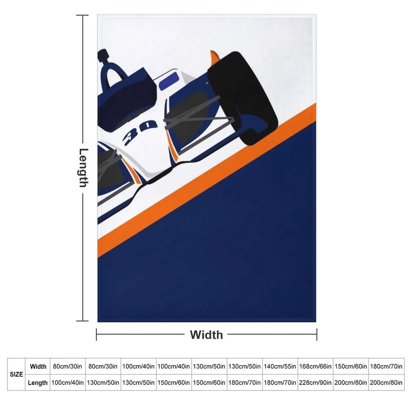 Sato Indycar Throw Blanket Summer Bed covers Blankets