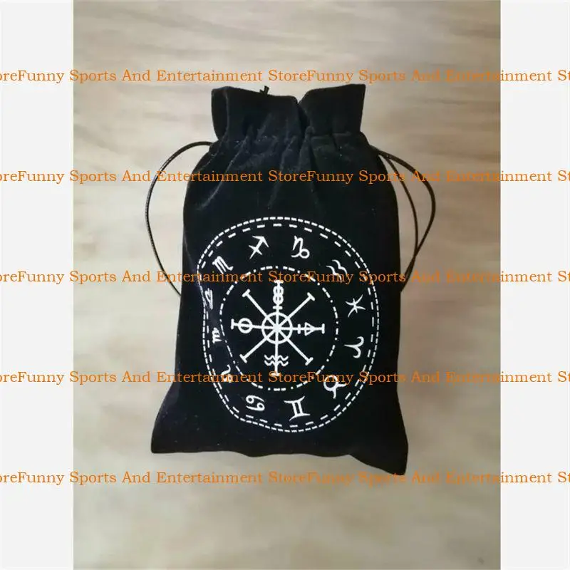 C4DE 보드 BAME 카드 룬 플래넬 타로 아스트로 라브 제단 타로 게임 벨벳 저장 가방