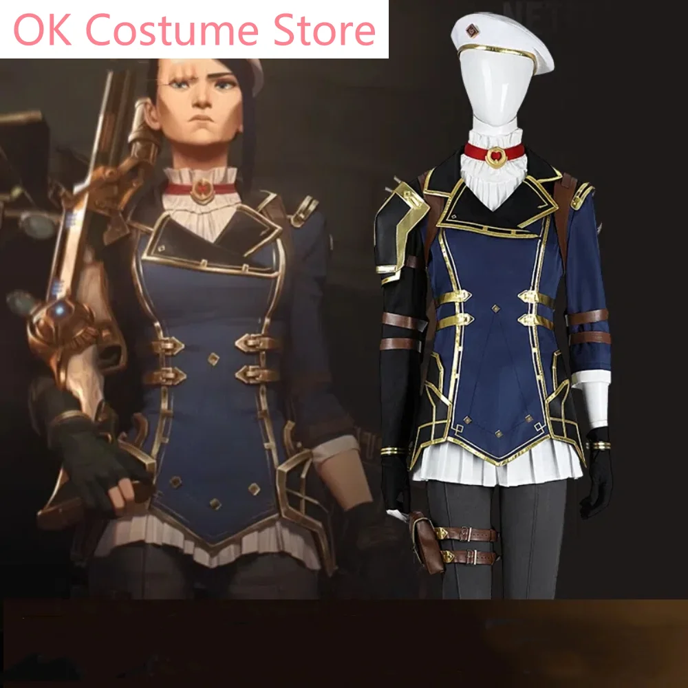 Lol Battle Of The Two Cities Caitlyn Cosplay Costume Cos Game Anime Party Uniform Hallowen Play Role Clothes Clothing