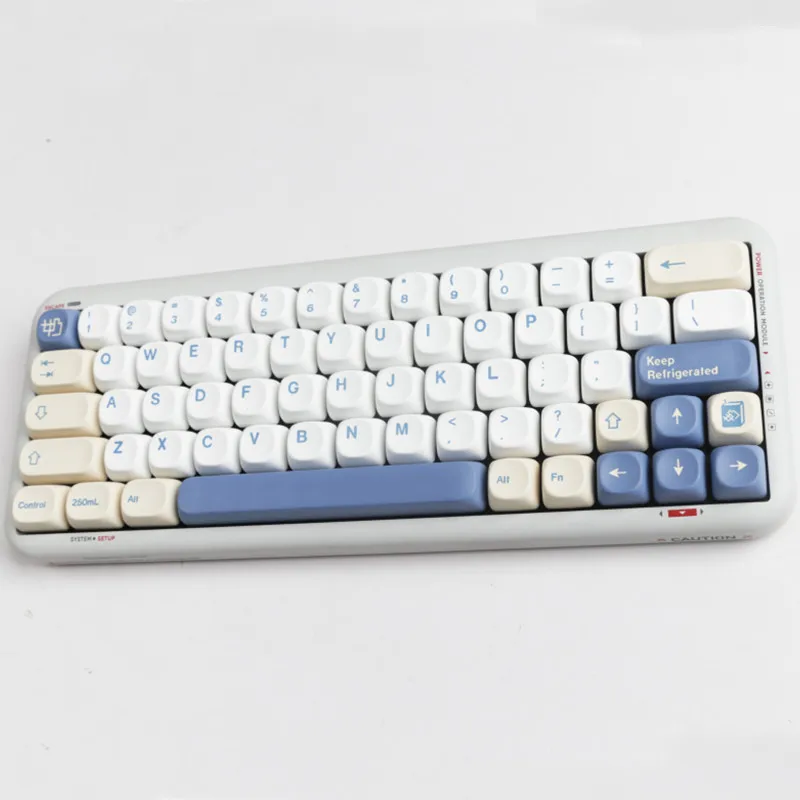 143 Key soy milk PBT Keycap MOA Profile Dye Sublimation Keycap For Gaming Mechanical Keyboard Keycap MX Switch XDA  Keycaps