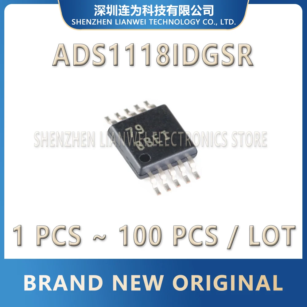 

ADS1118IDGSR ADS1118IDGS ADS1118 IC Chip VSSOP-10