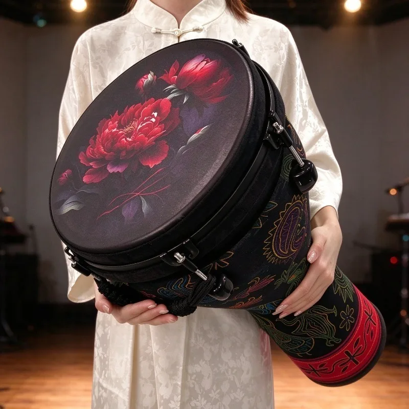 10 Inch Drum Professional Djembe Drums Adult Beginners Portable African Drums Rare Playing Percussion Instruments with Bracket