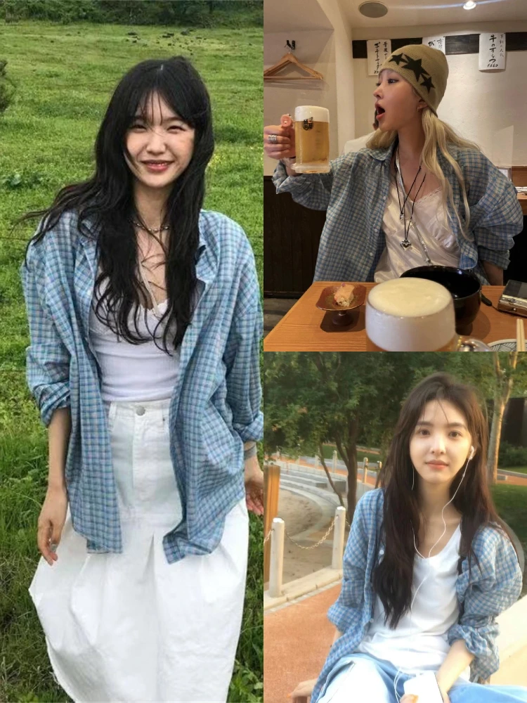 ゆったりとしたロング丈の女性用アウター、春らしい東門章カラー、ゆったりとしたワイドフィットの襟付きカジュアルな服