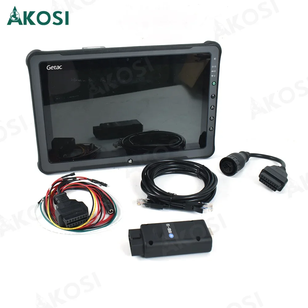 Heavy duty for FAW machinery ABS Control obd2 scanner+Getac F110 Tablet Transmission Control industrial construction diagnostic