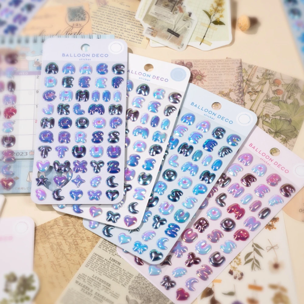 

4 шт./лот, красочные радужные буквы, декоративные наклейки, скрапбукинг, сделай сам, журналы, милые канцелярские принадлежности, наклейка для дневника, подарочные призы