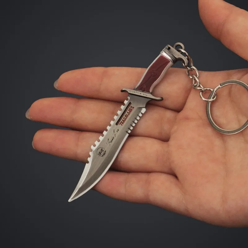 9 ซม.Dark Zone Melee อาวุธพวงกุญแจ Shuo Jie's Pathcleaver MINI Replica Alloy ยุทธวิธีเครื่องมือเกมสะสมของขวัญของเล่นเด็ก