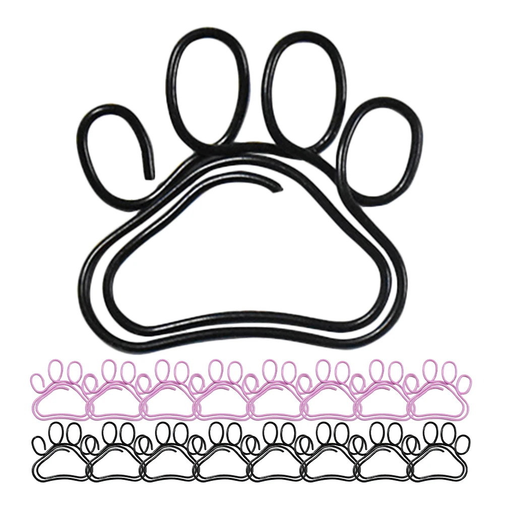 50Pcs Cat Clips Exquisite Small Clips for Filing Documents Cards Envelopes Convenient Office Paperclips Set