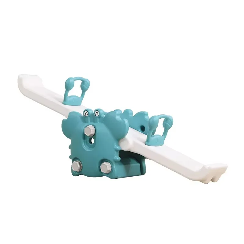

Indoor plastic seesaw and balance beam with easy-to-grip handle, suitable for children's families Double children's seesaw