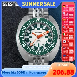 SEESTERN SUB300T Luminous Diver Watch Automatic Men Date 200m Turn Bracelet Wristwatches Retro Mechanical Sapphire Ceramic New