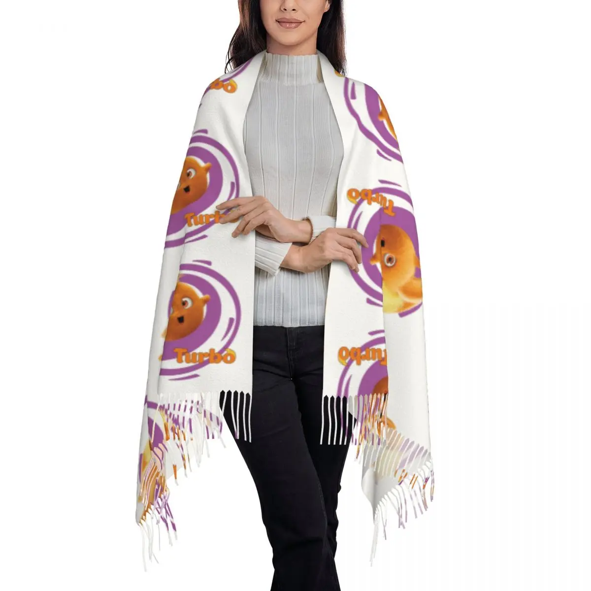 Sunny Bunnies Scarf Tassel Scarves Women Soft Warm Shawls and Wraps Long Fall Winter Shawl Wrap