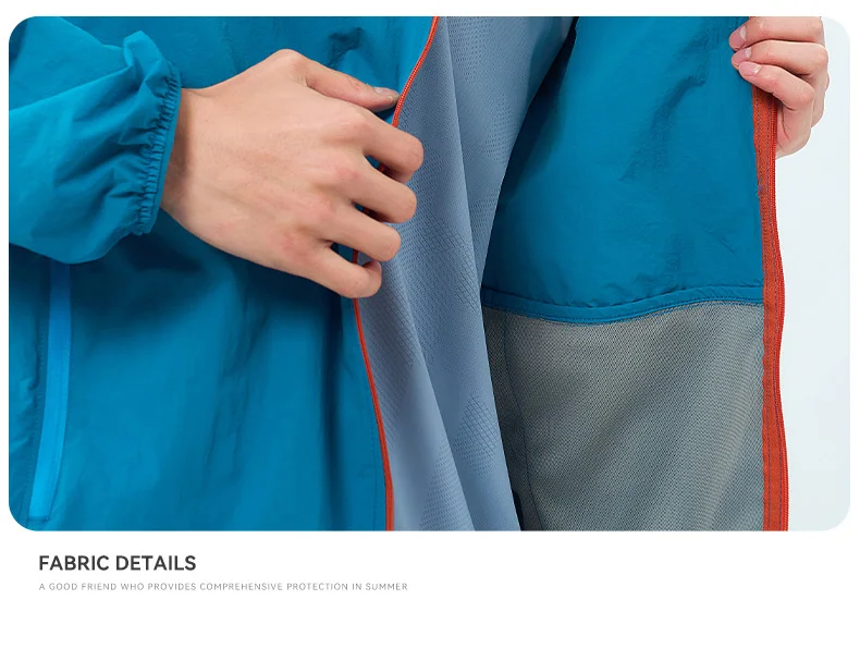 Lightweight Hooded Hiking Windbreaker Jacket for Trail Wear
