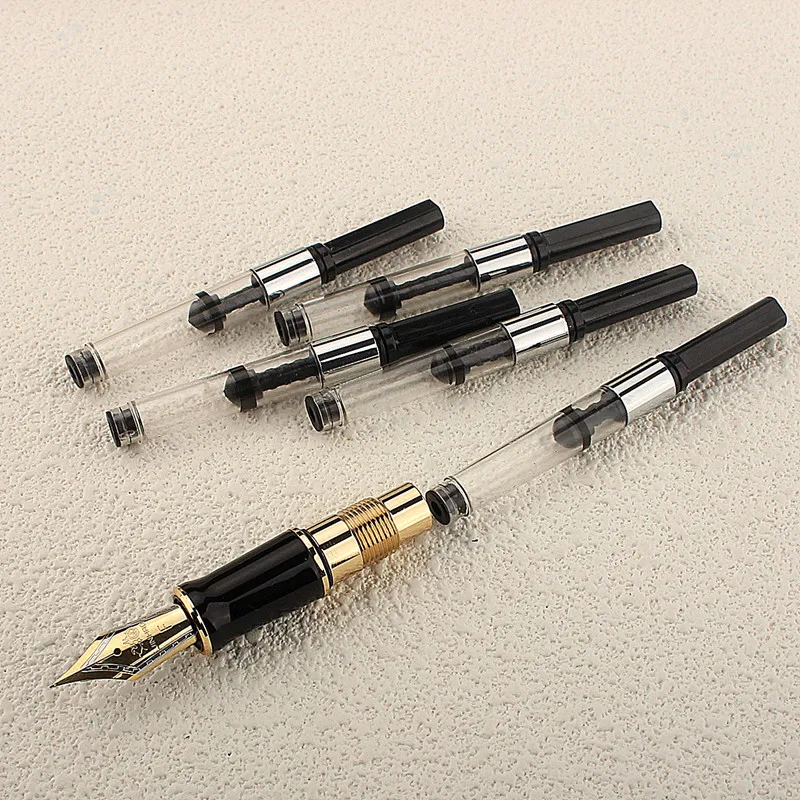 5pcs Jinhao Ink Converters for Fountain Pen Screw Type 2.6mm Caliber Ink Absorption School Office Supplies