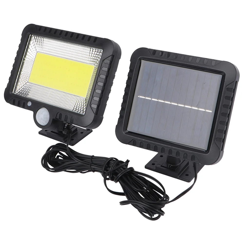 

2pcs Solar Wall Light Outdoor Waterproof Sensor Lamp 5-8M Sensing Distance Auto On Off For Garden Yard Pathway Lighting