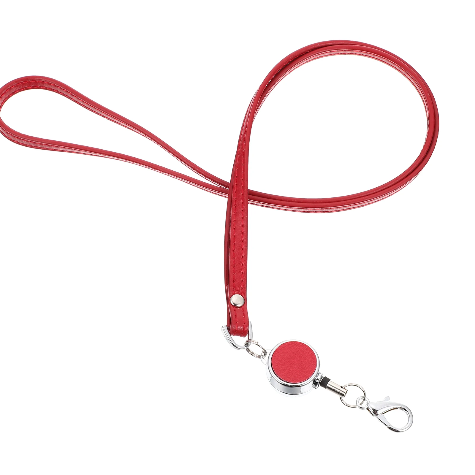 

Phone Cards Hanging Ropes ID Lanyards Retractable Neck Straps Pu Material Anti Phone Straps Lost Gifts