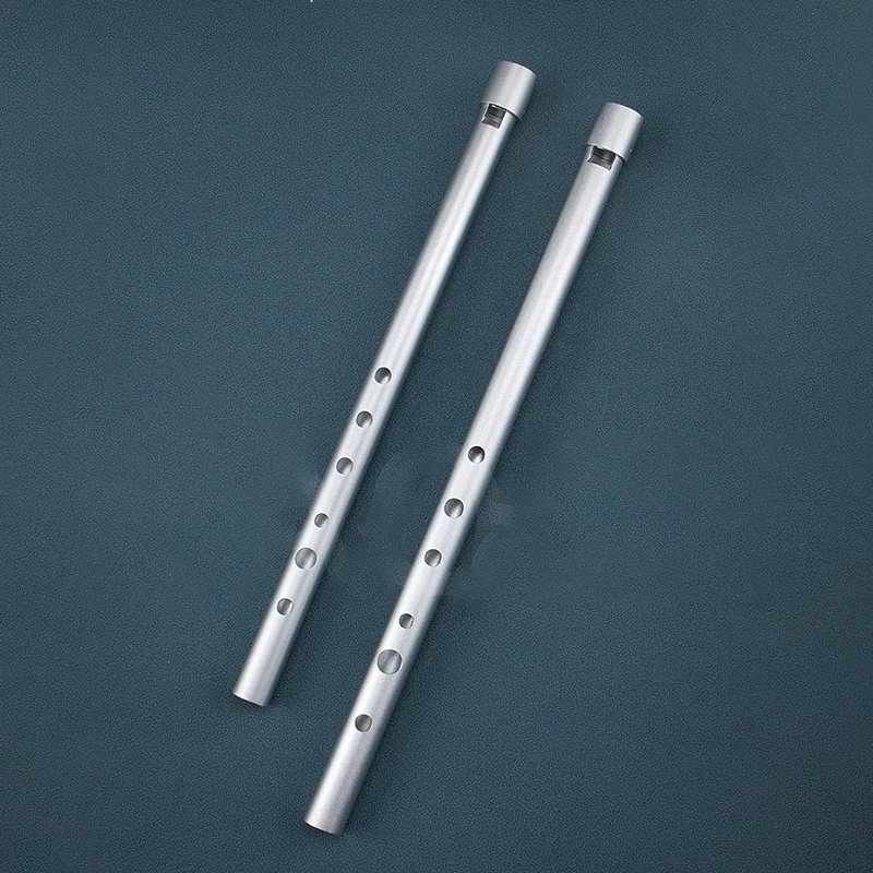 

Металлическая флейта для начинающих D/C, флейта для взрослых и детей, тренировочные флейты, серебристые флейты из алюминиевого сплава, флейты ручной работы