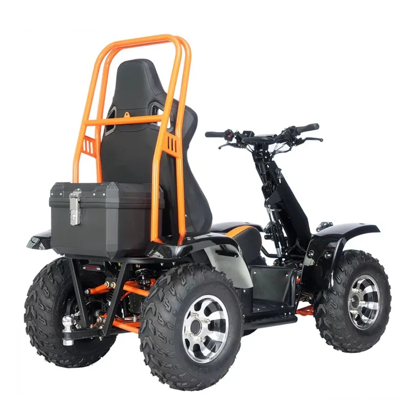 All-terrain electric off-road scooter 6000W brushless motor, racing-grade suspension system, vacuum tires, waterproof display