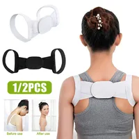 1/2pc Back Shoulder Posture Corrector Adult Children Corset Spine Support Belt Correction Brace Orthotics Correct Posture Health