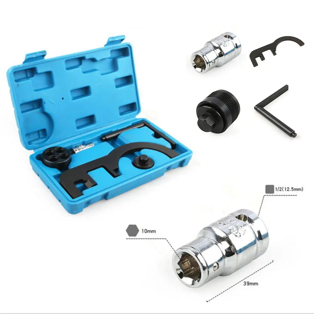 For BMW For N47 For N57 Engine Timing Chain Tool Set 5PCS Camshaft Locking Tools with Storage Case for Series X