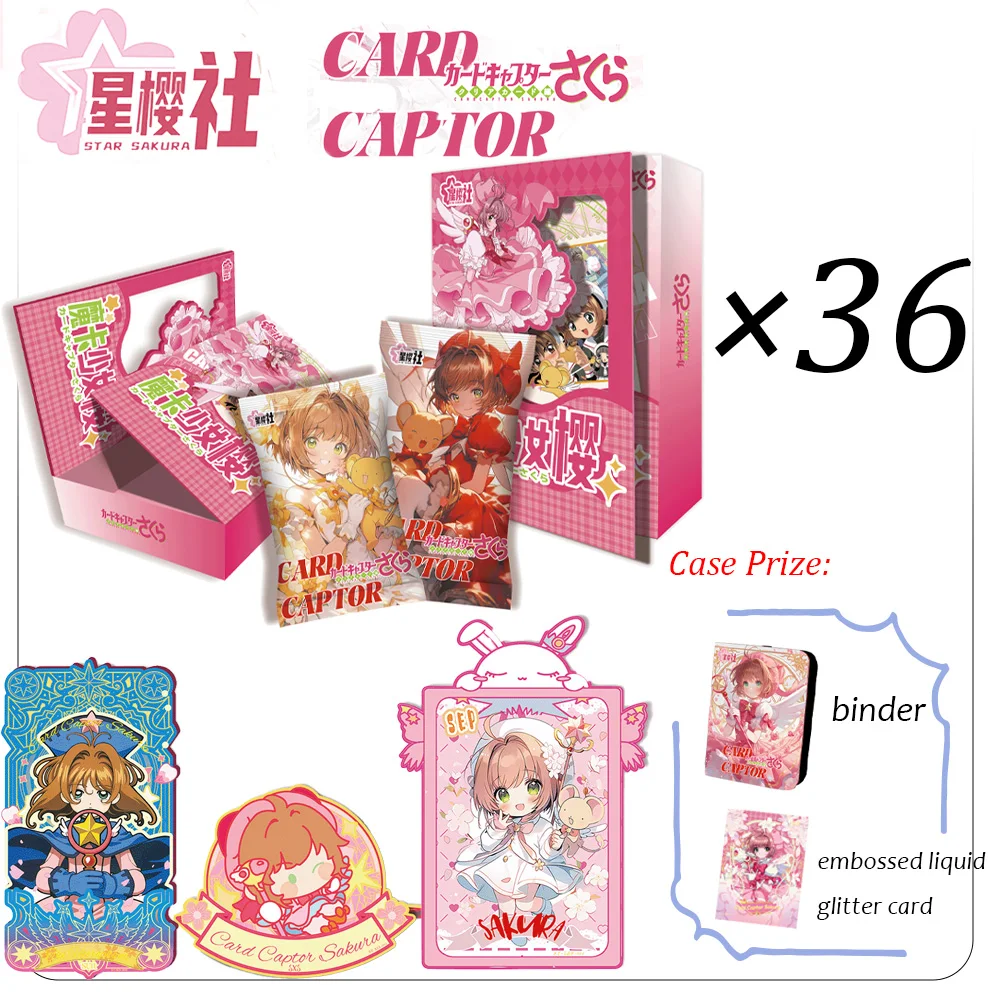 Wholesale Star Sakura Cardcaptor Sakura Cards Anime Figure Collection Cards Mistery Box Board Games Hobby Game Toys For