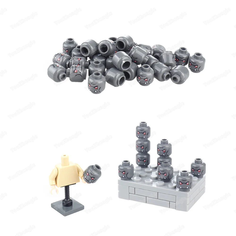 トロール牙アバターパターンビルディングブロック 3626 プリント MOC フィギュア表現マッチングパーツシーンアクセサリーモデルギフトおもちゃ