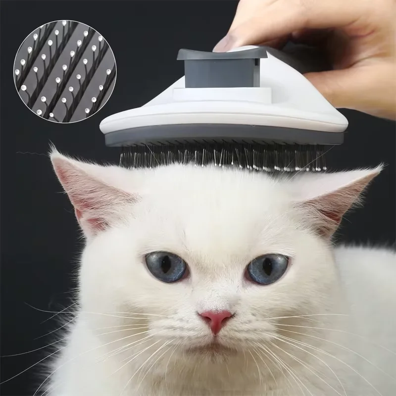 Pet Brush Cat/dog Comb Cleaning Pet Hair Remover Brush For Dogs Cats Grooming Tools Pets Dematting Comb