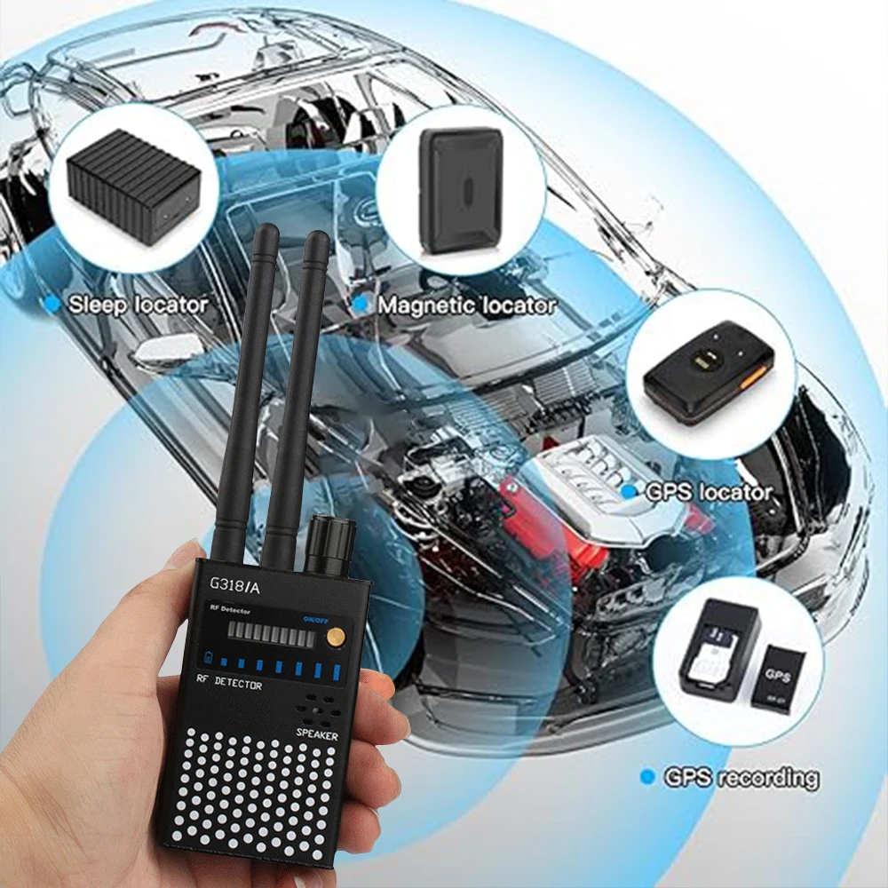 

G318A Профессиональный антишпион RF CDMA детектор сигналов антенна GSM ошибка GPS трекер Finder беспроводная шпионская камера подслушивающий сканер