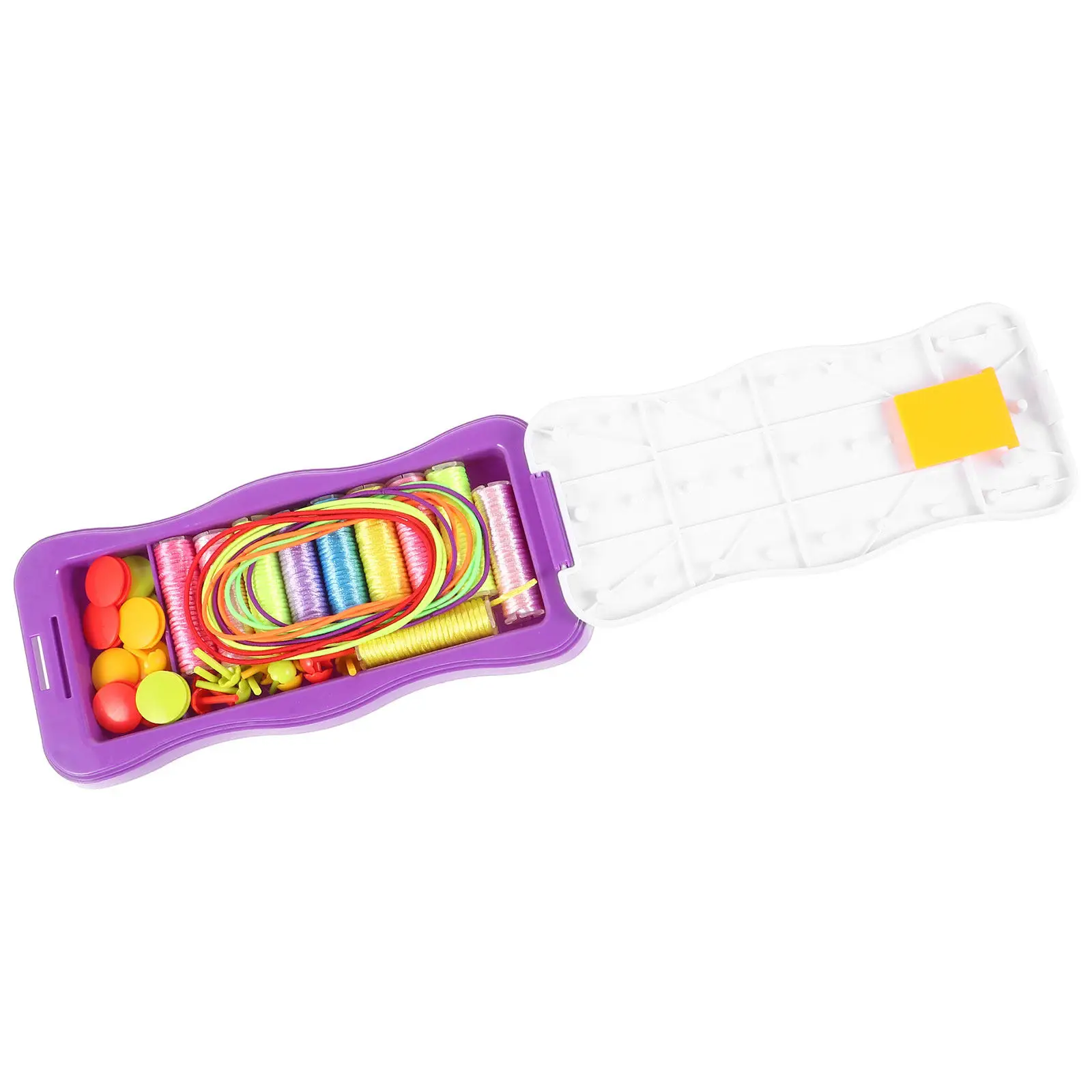 1Set Multi Purpose Braiding Weaving Bracket Kit for DIY Bracelets Lanyards Decor Outdoor Sports Rope Craft Making Tool Lanyards