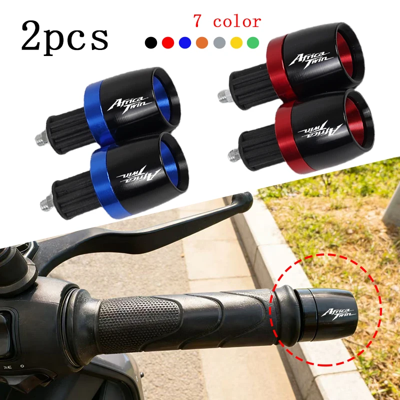 

Motorcycle Hand Grips Handle Bar End Cap For Honda Africa Twin 1100 1000 CRF1100 CRF1000 CRF1000L CRF1100L CNC