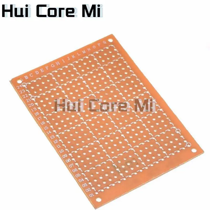 5Pcs 5*7 PCB 5x7 PCB 5cm 7cm DIY Prototype Paper PCB Universal Board Yellow