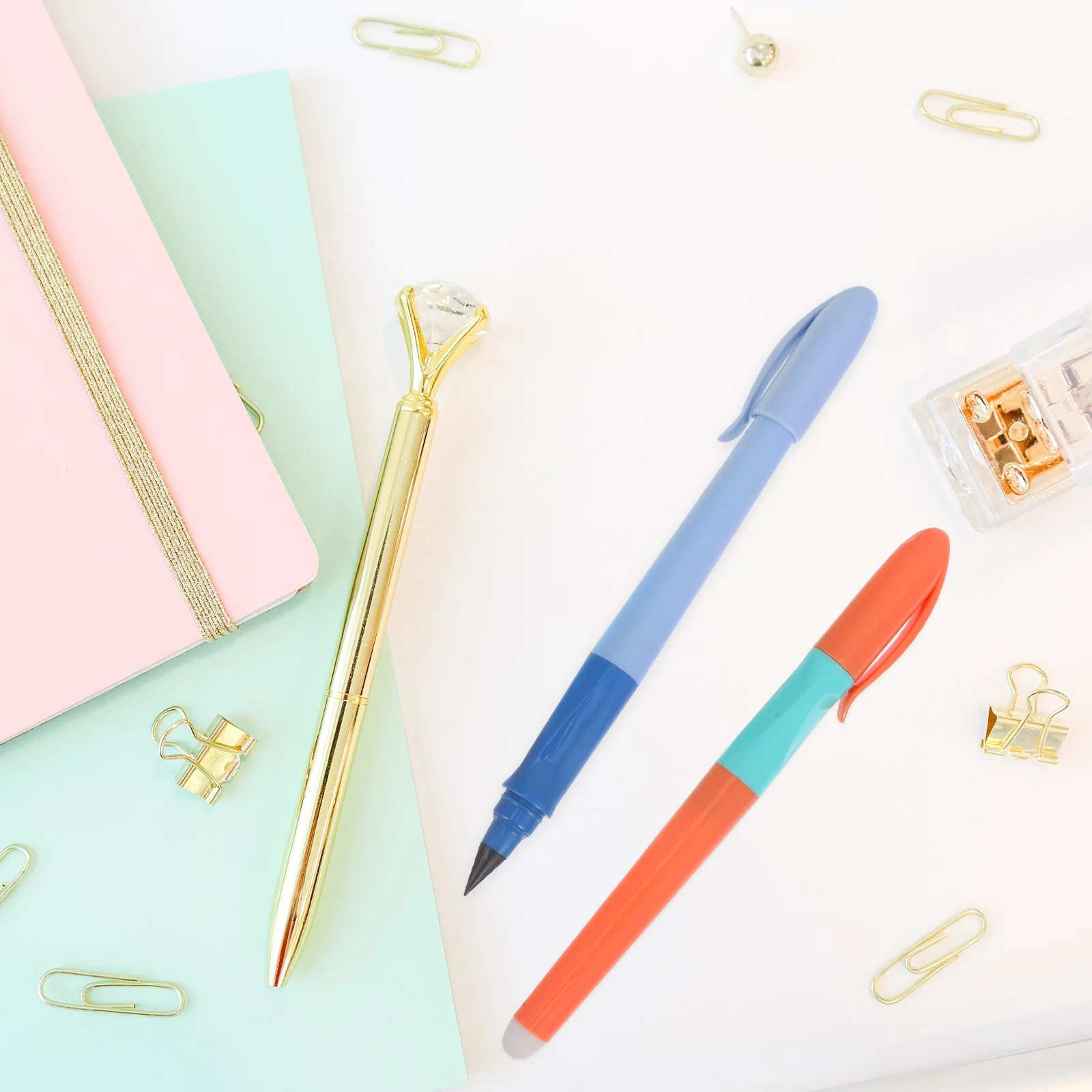 

6pcs Smooth Writing Ergonomic Design Clear Legible Portable Lightweight Durable for Beginners Handwriting Practice School