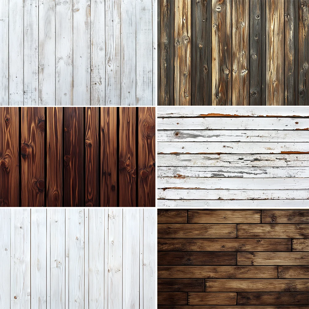 

Backgrounds for Photographs Backdrop Board Wood White Floor Wallpaper Photo Studio Wedding Party Shoot Birthday Decor