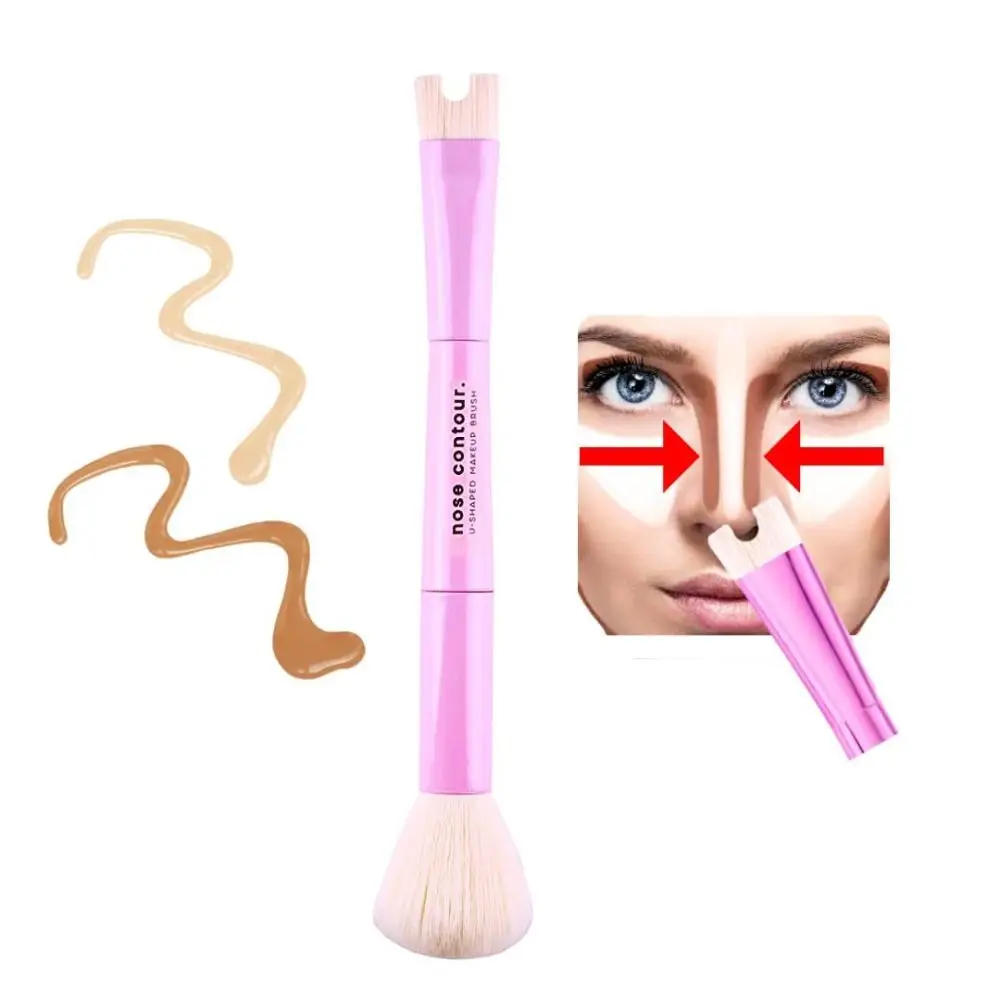 Brocha para esculpir el contorno de la nariz para mujer, cepillo para definir el contorno de la nariz, brocha de maquillaje multiusos, Maquillaje facial