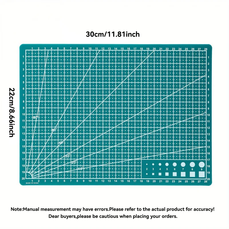 A4 Cutting Mat Workbench Patchwork Cut Pad Sewing Manual DIY Knife Engraving Leather Cutting Board Side Underlay - view 5