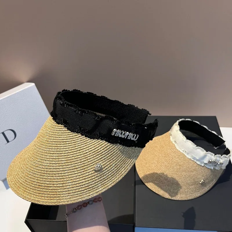

​​2025 Tassel Applique Sun Visor Women Lightweight UPF50+ Breathable Peaked Cap for Summer Outdoor Sports Free Shipping​​