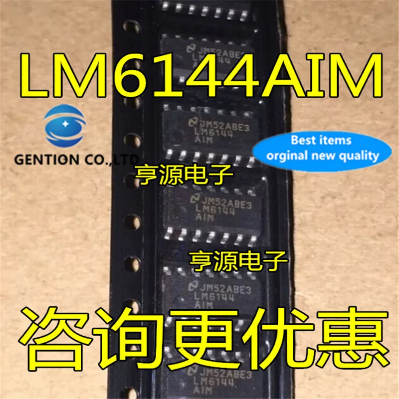 10Pcs  LM6144AIM LM6144 SOIC-14  IC amplifier in stock  100% new and original