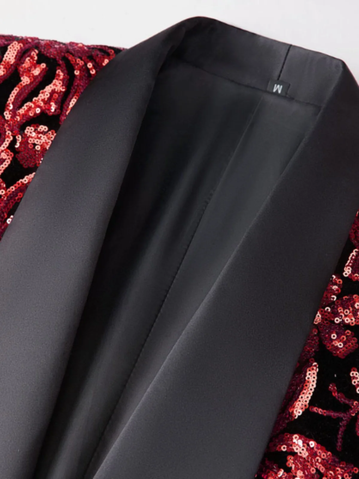Men Sequined Suit Performance Plus Size Party Host Classy Singer Luxurious Sparkling Tops Blazer
