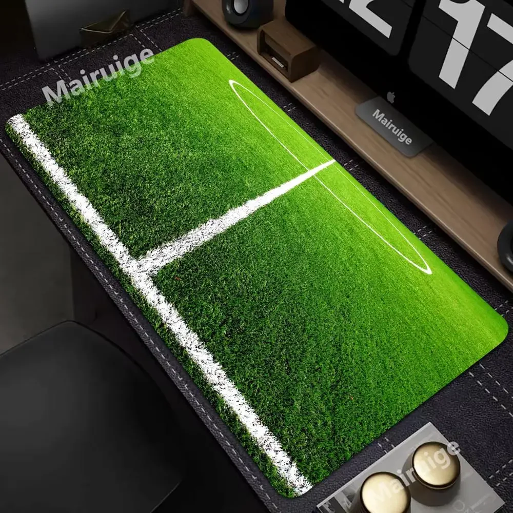 サッカー フットボール 大型 ゲーミングマウスパッド コンピューターマウスパッド ゲーマー向け ノートパソコンマウスマット オフィス マウスパッド XXL カーペット キーボードマット デスクパッド