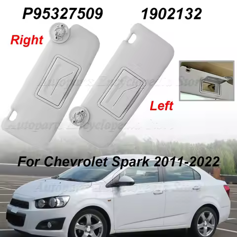 For Chevrolet Sonic 2012-2020 Spark 2011-2022 Cruze 2009-2014 Aveo 2011 2012 2013 P95327509 Gray Car Sun Visor 1902132