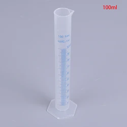 100ml Plastic Measuring Cylinder Graduated Line Measuring Cylinder Acid And Alkali Resistant Pp Measuring Cylinder