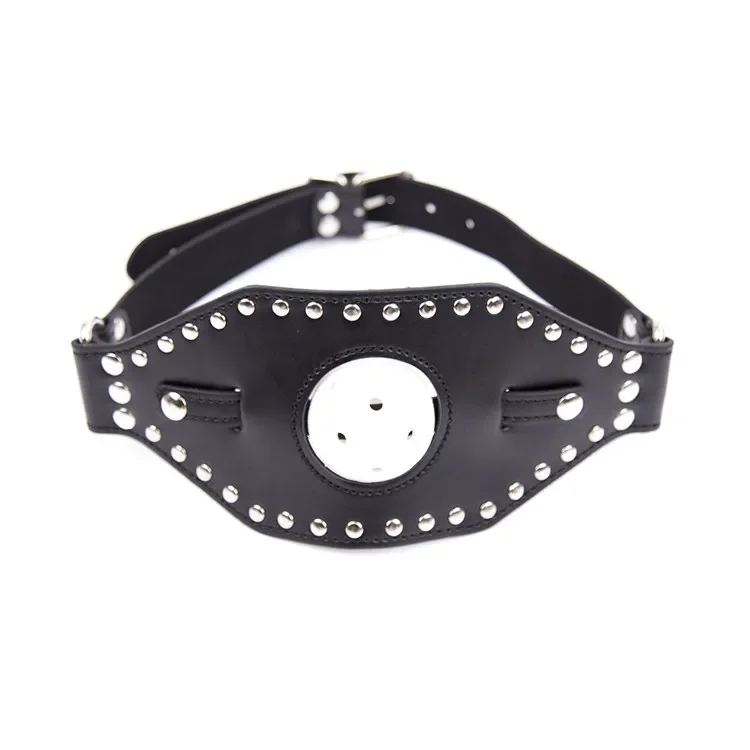 PU Leather Belt Ball Mouth Gag Oral Fixation Mouth Stuffed Sexual Toys Adult Sex Toys Erotic Toys Ball Gag