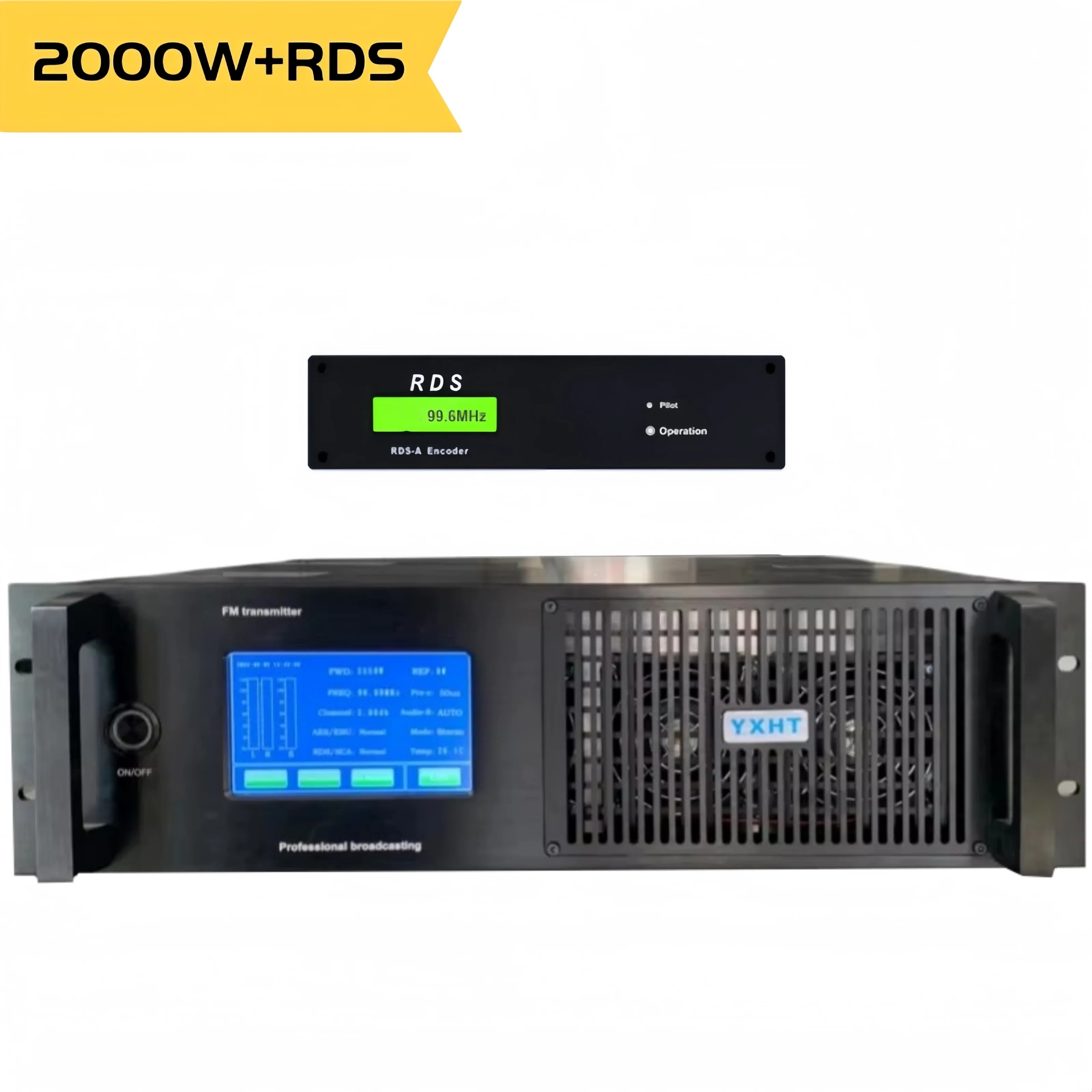 เครื่องส่งสัญญาณ FM 2000W 2000watt สถานีวิทยุ Rds