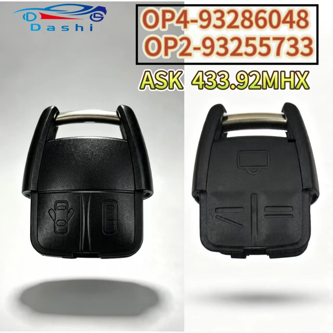 Da Shi  433Mhz  For Opel VAUXHALL Zafira Vectra Omega Astra H J Insignia A MK4 B C Mokka FronteraNo chip, no blade